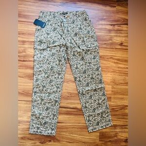 True Religion Men's Camo SN Cargo Pants , Khaki Camo, Size 34